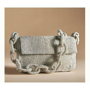 Anthropologie Fiona Beaded Handbag (Chain Edition)